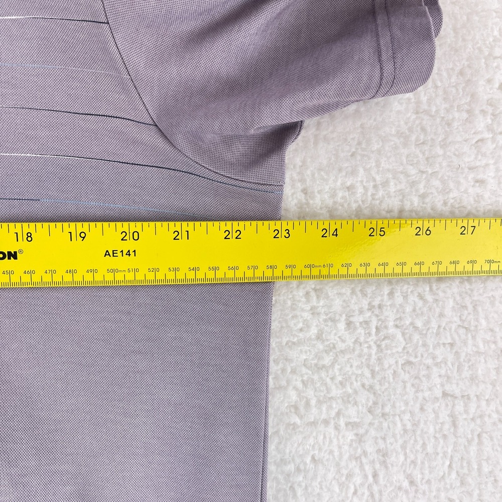Travis Mathew Performance Golf Polo Shirt Men Size XL Purple Short Sleeve Casual - Picture 6 of 16